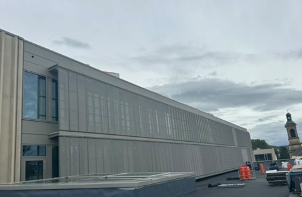Long elevation of the Mersch project