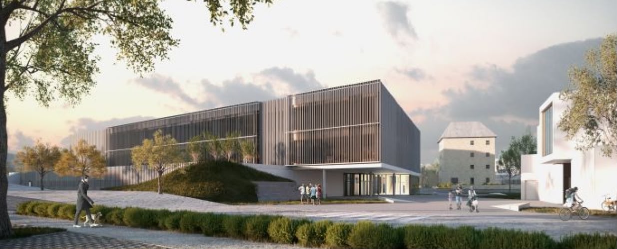 Render of the Mersch campus project